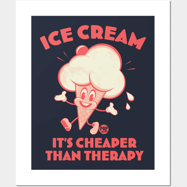 ICE CREAM THERAPY Wall Art by toddgoldmanart